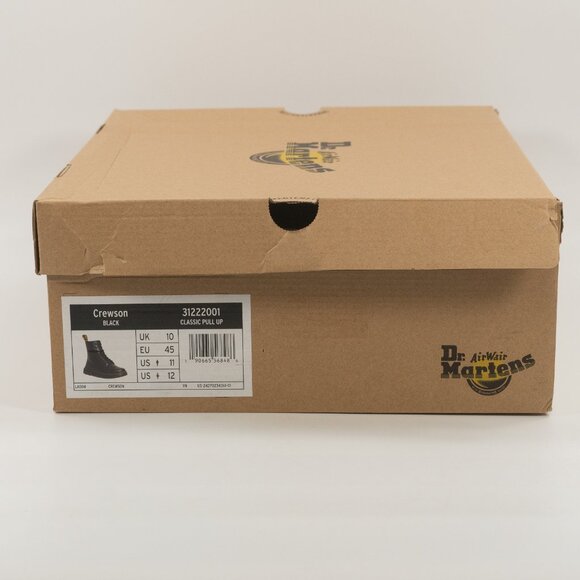 Dr. Martens Crewson Classic Pull Up 'Black' 31222001 Boot Multi-Size - Picture 9 of 12